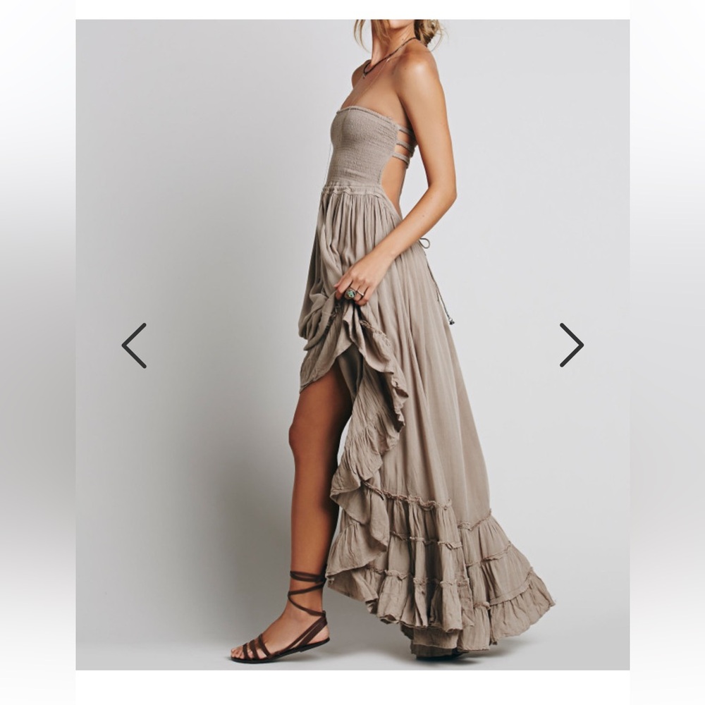 R.Vivimos Boho Maxi Dress Size XL US 16/18 New Ruffle Tiered Cottagecore